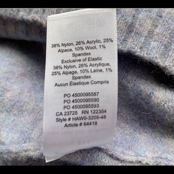 Aritiza - the Group Babaton Lilac Plutarch Cowl Neck Alpaca/Wool Sweater - Picture 10 of 10